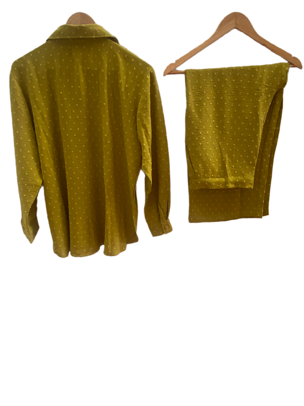 OLIVE MUSTARD CO-ORD SET BESU INDIA