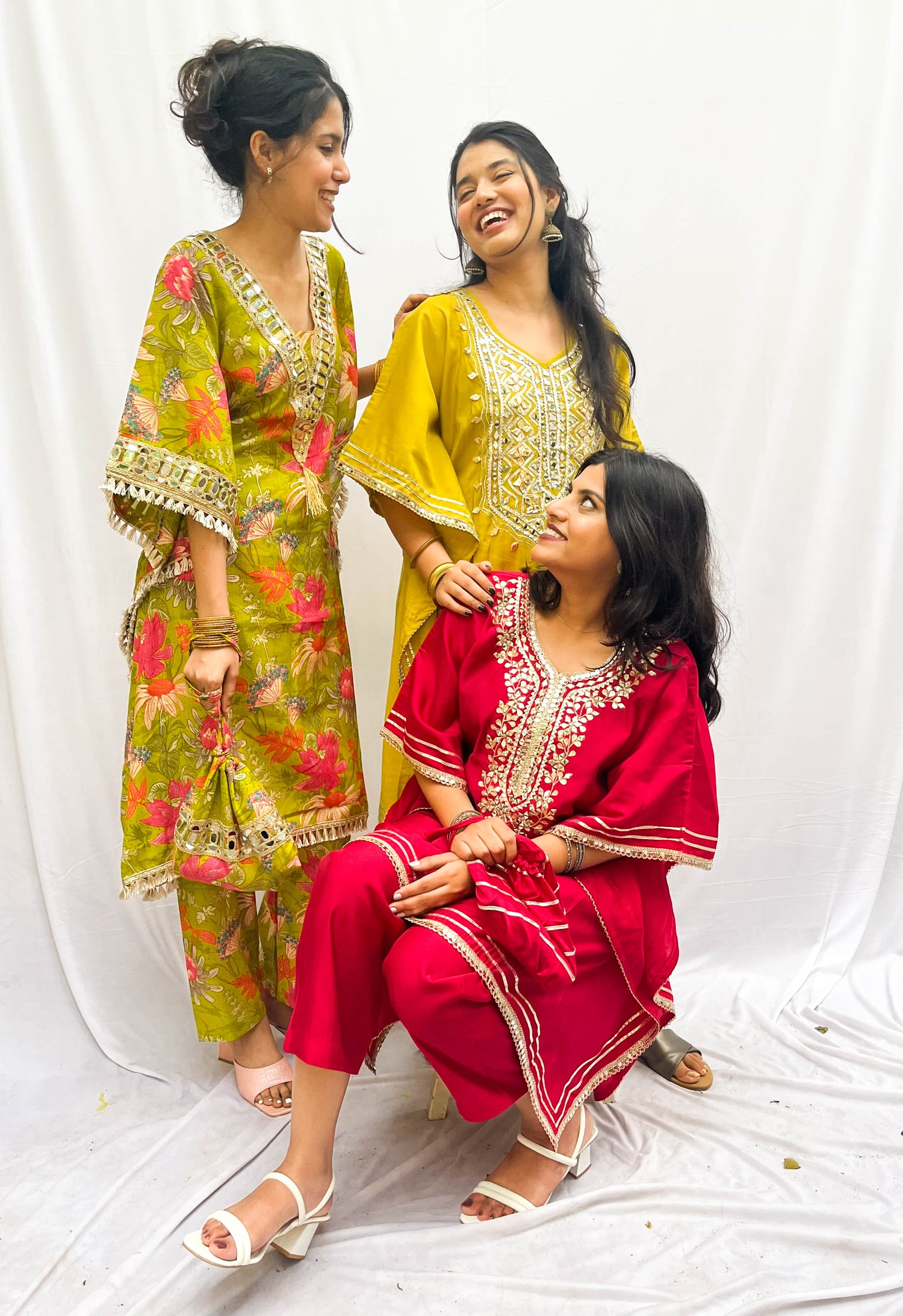 KHAFTANS & CAPE SETS BESU INDIA