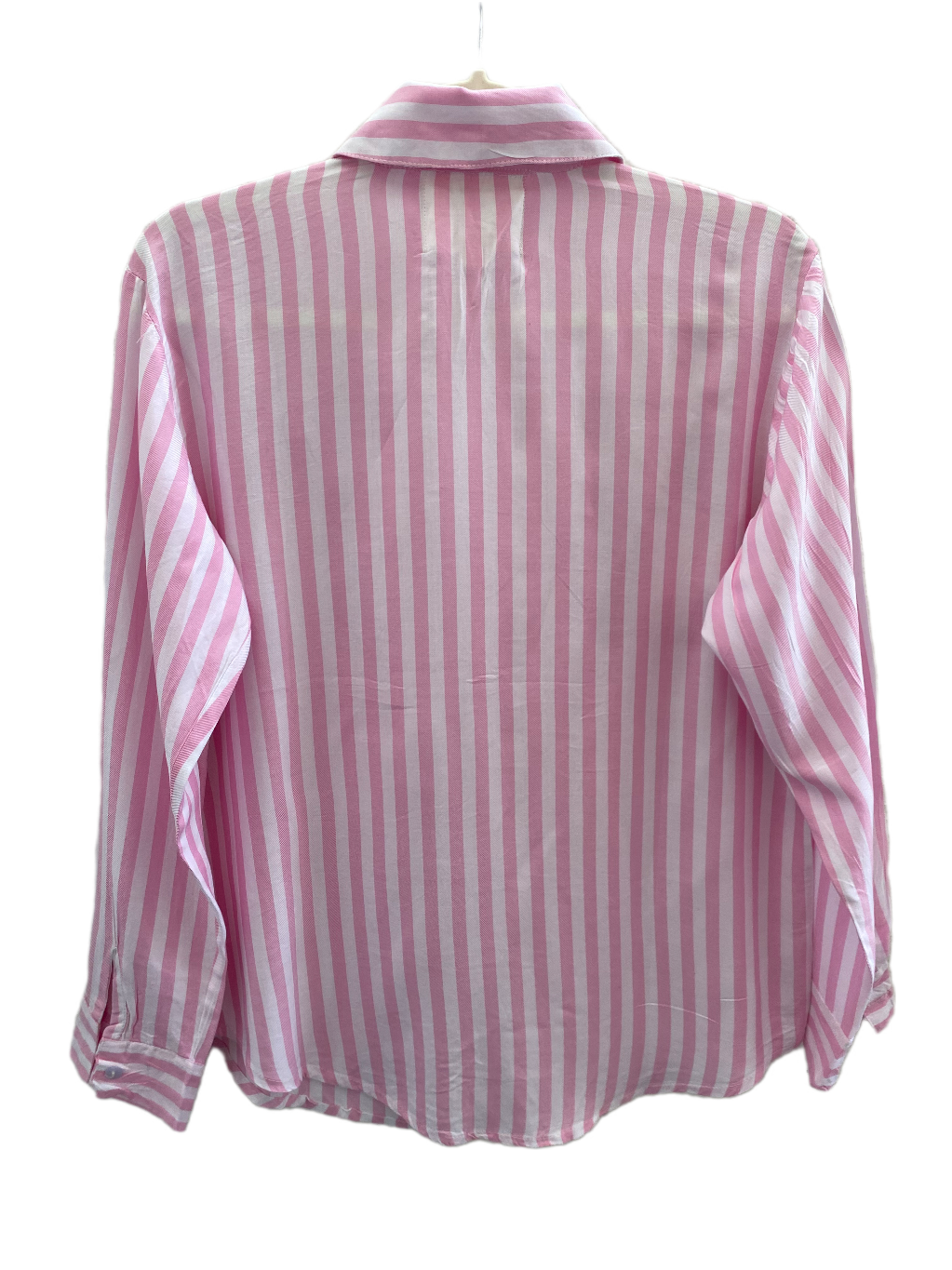 PINK STRIPED SHIRT WITH FLORAL EMBROIDERY BESU INDIA