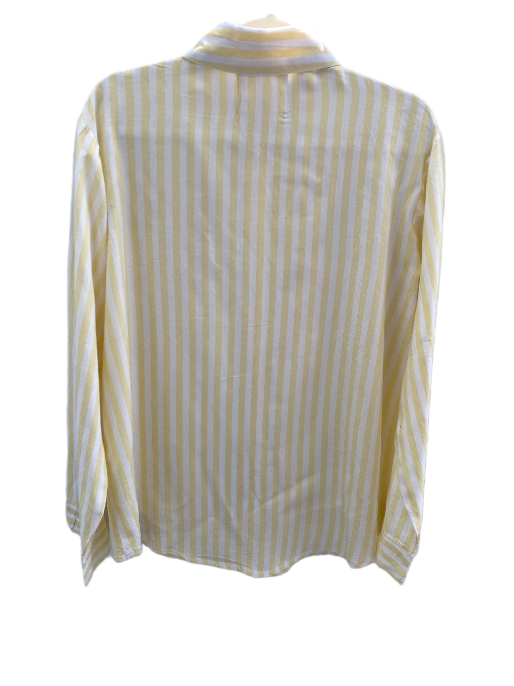 YELLOW STRIPED SHIRT WITH BEADED EMBROIDERY BESU INDIA