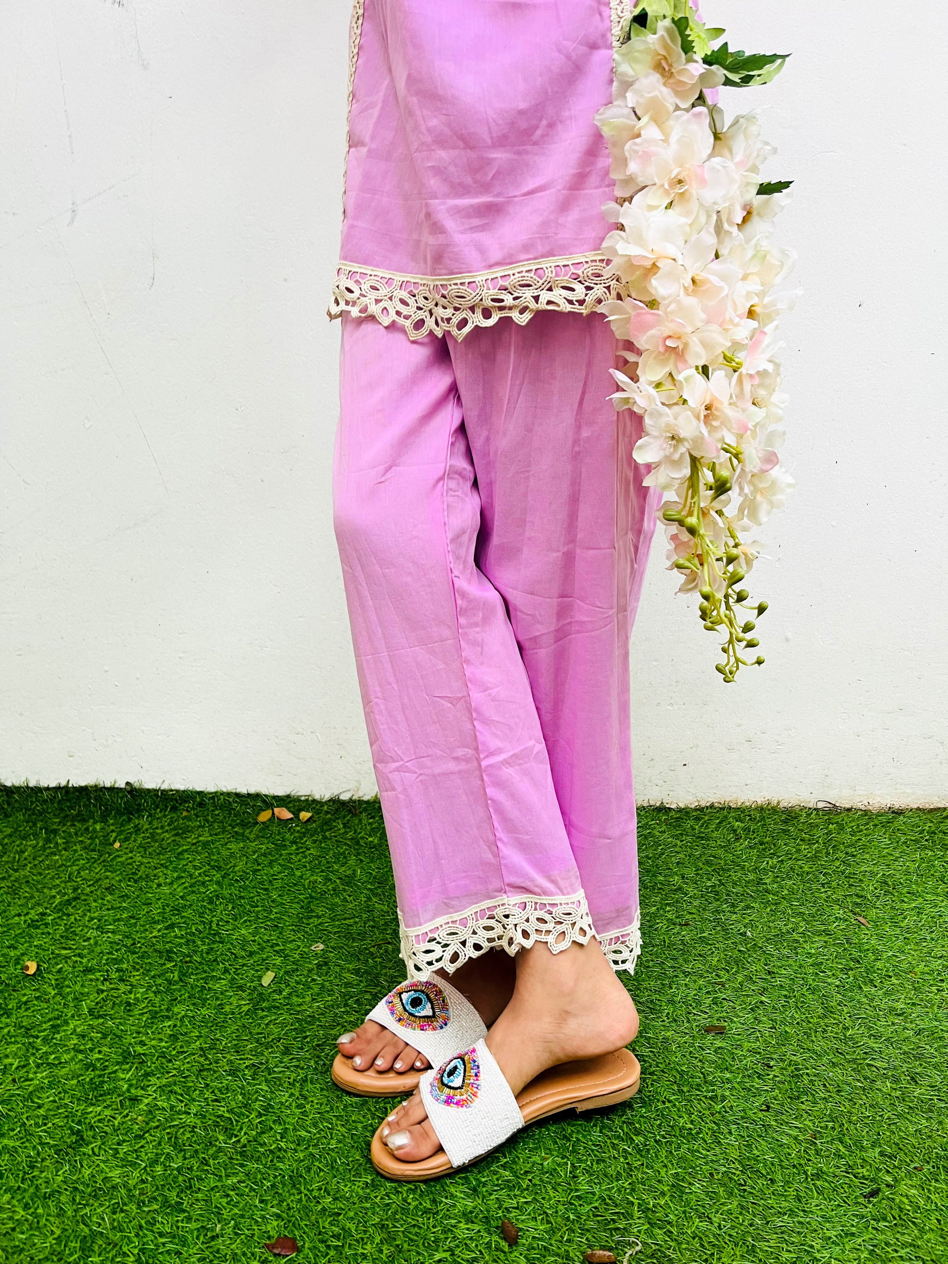 LAVENDER COMFORT KURTA SET BESU INDIA