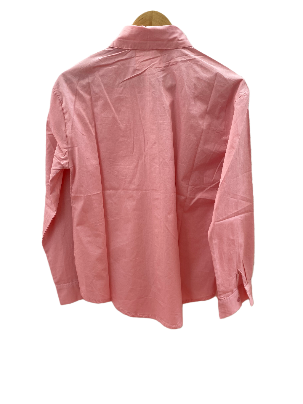 LIGHT PINK COTTON SHIRT WITH SEQUINS EMBROIDERY BESU INDIA