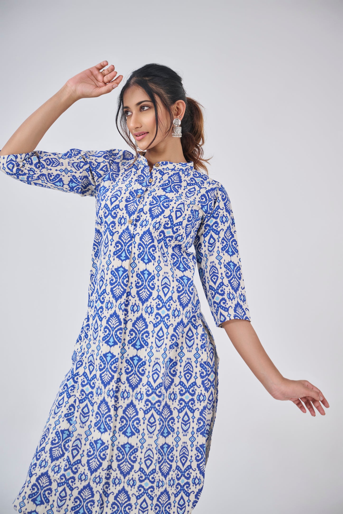BALINESE PRINT COTTON COMFORTABLE CO-ORD SET BESU INDIA