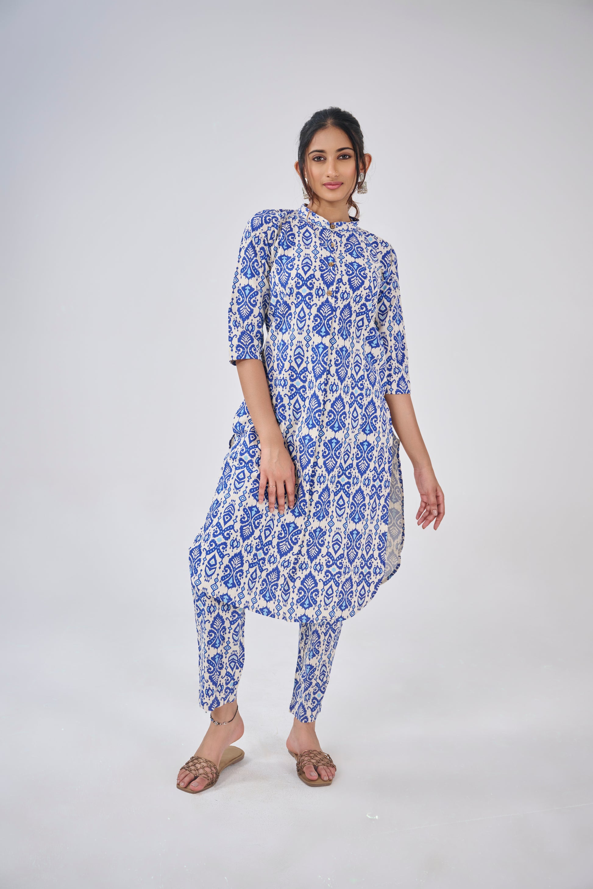 BALINESE PRINT COTTON COMFORTABLE CO-ORD SET BESU INDIA