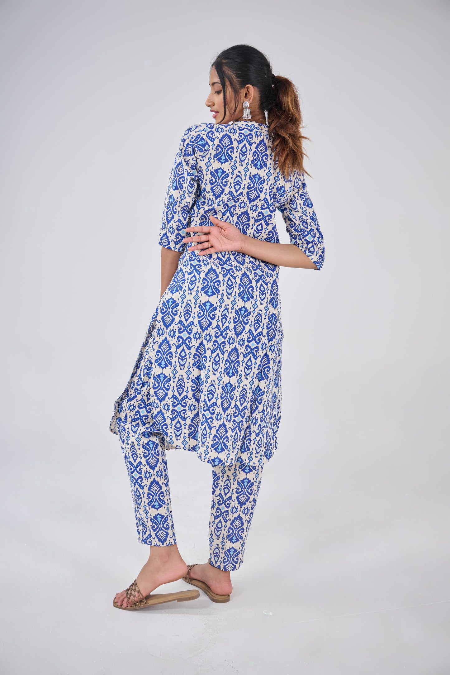 BALINESE PRINT COTTON COMFORTABLE CO-ORD SET BESU INDIA