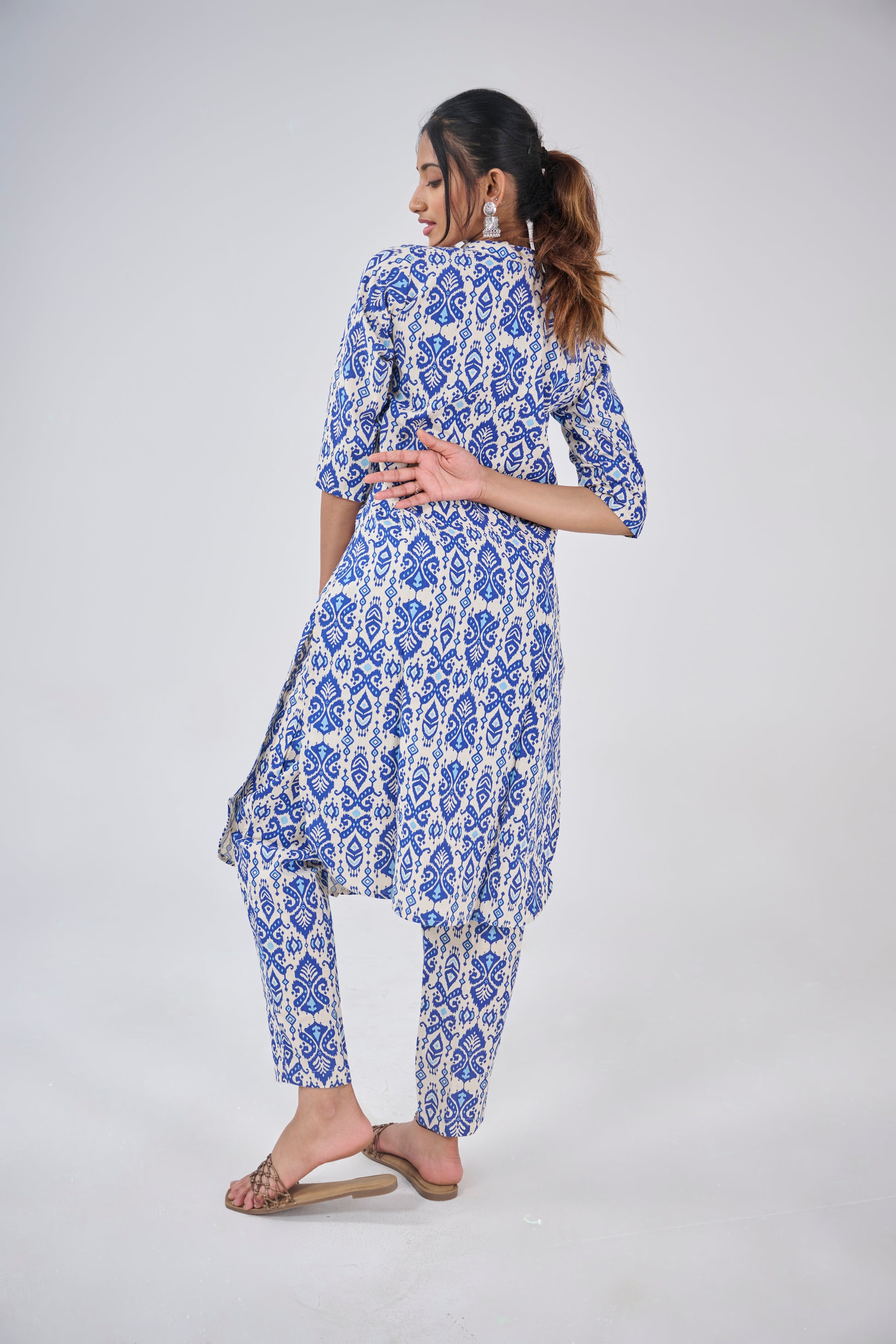BALINESE PRINT COTTON COMFORTABLE CO-ORD SET BESU INDIA