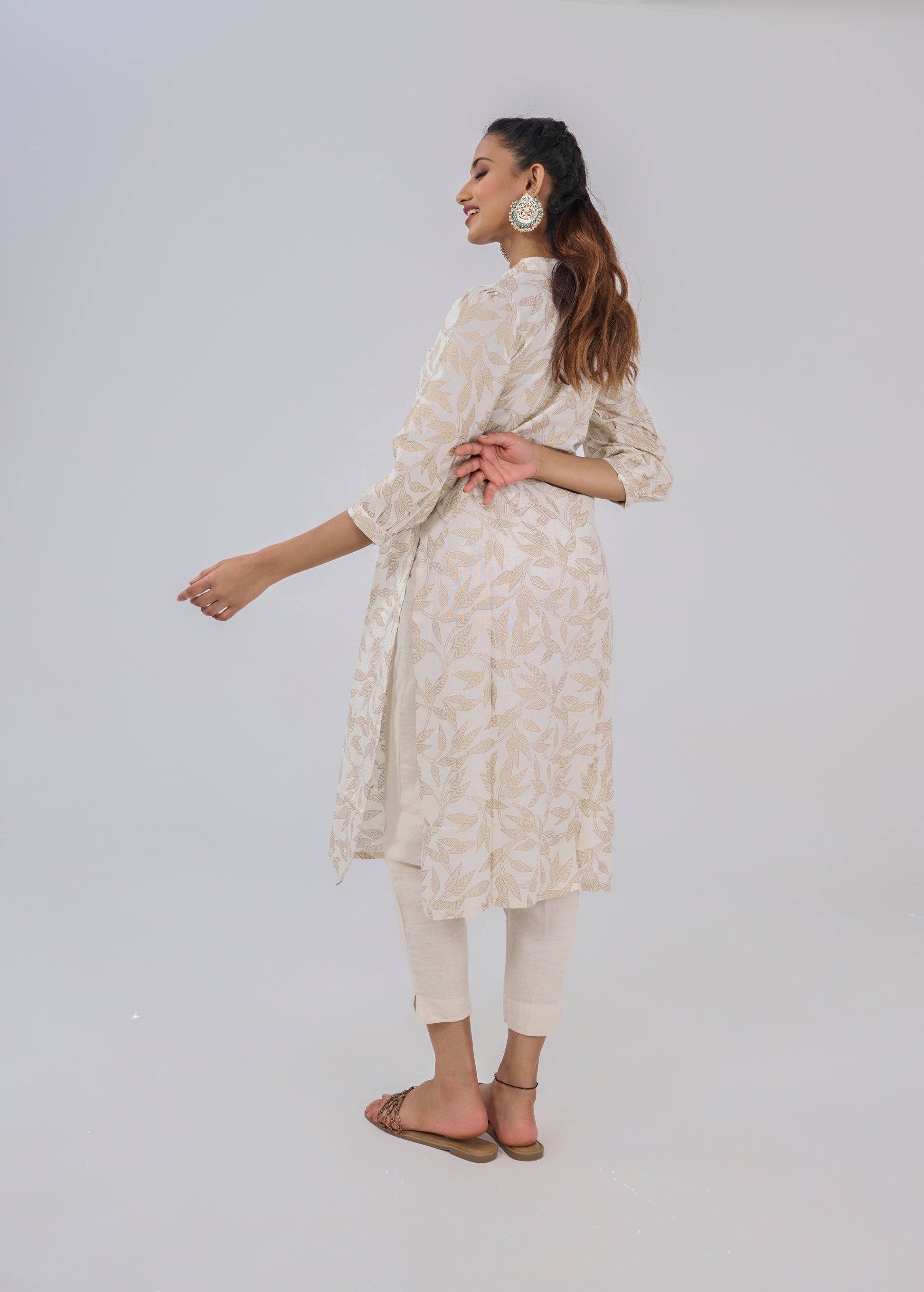 ORGANIC PRINTED COTTON KURTA TOP BESU INDIA