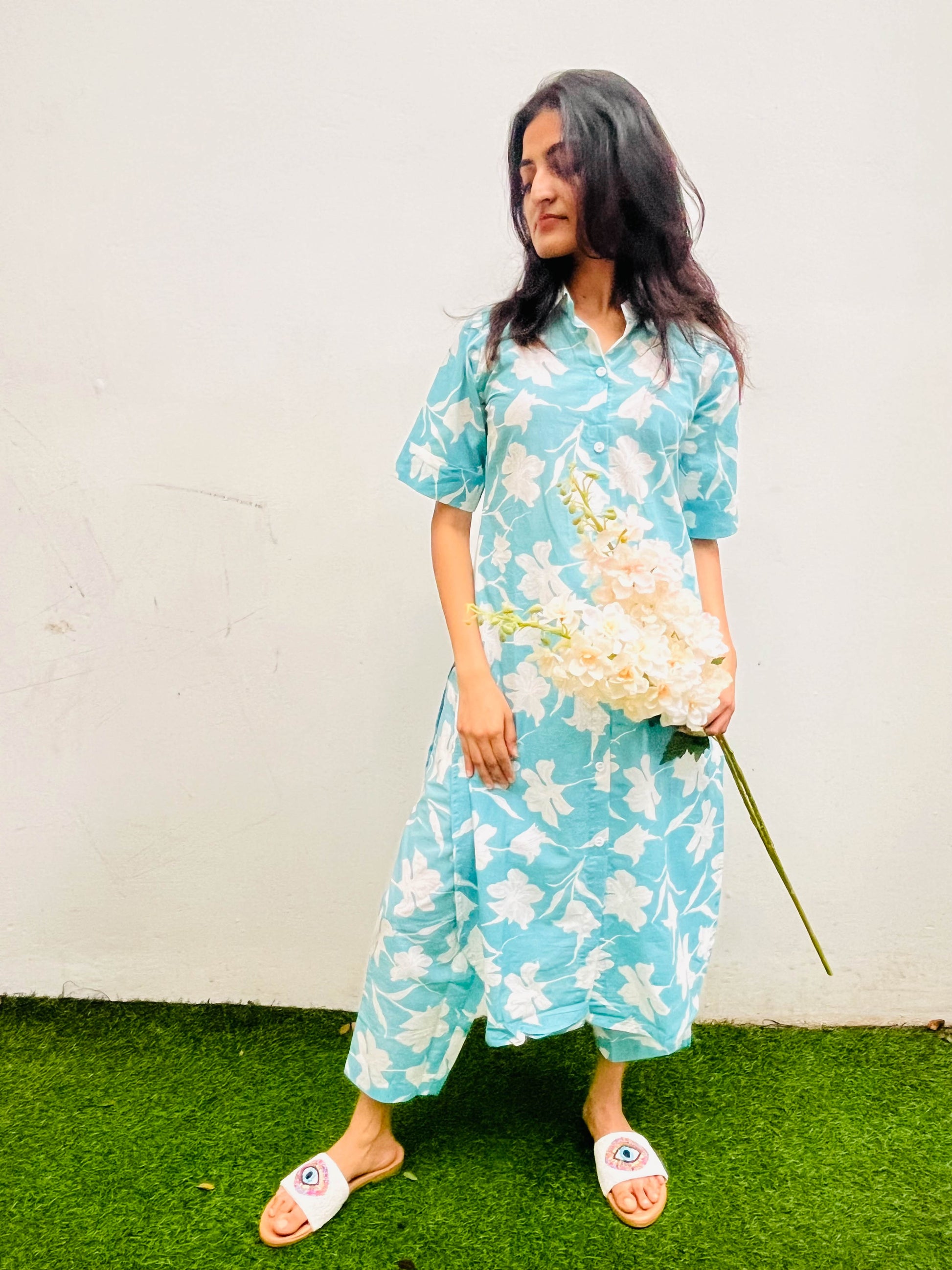 FLORAL COTTON CO-ORD SET BESU INDIA