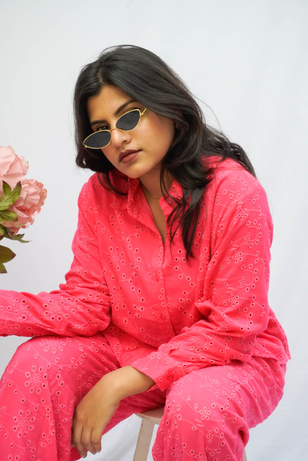 SOFT PINK HAKOBA CO-ORDS BESU INDIA