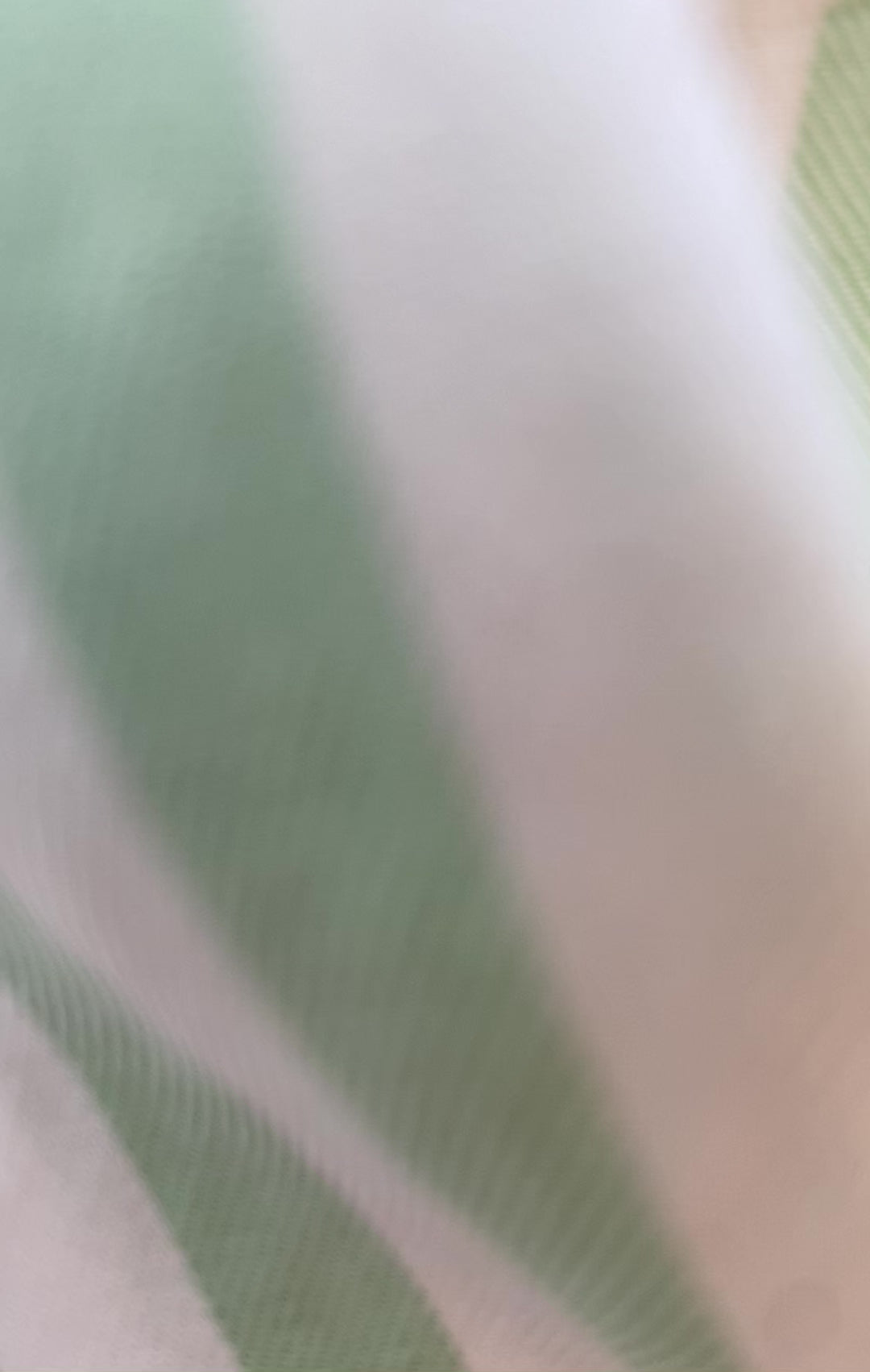 LIGHT GREEN STRIPED SHIRT WITH PATCHWORK