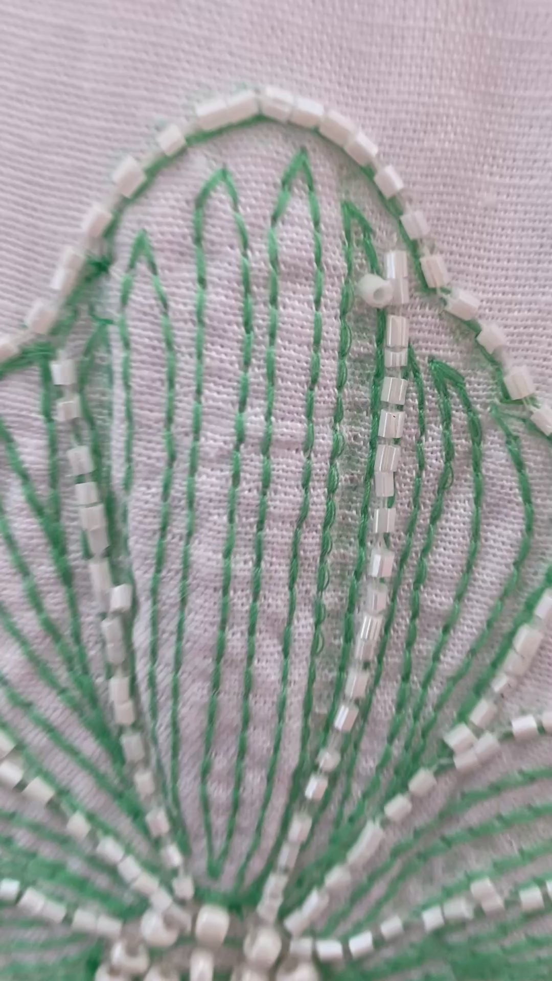 WHITE LINEN COLOURFUL THREAD EMBROIDERED AND EMBELLISHED CO-ORDS