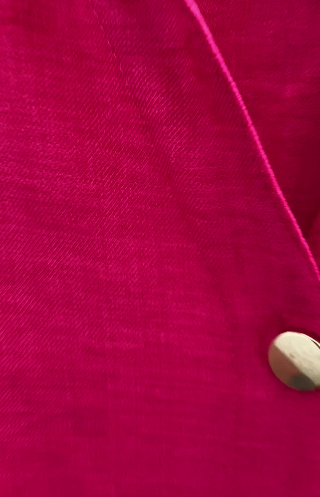 PINK SOFT LINEN SMART CO-ORD SET WITH GOLD BUTTONS